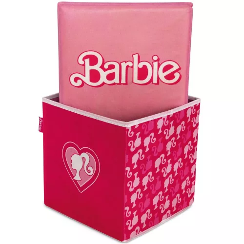 Barbie játéktároló puff