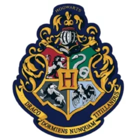 Harry Potter formapárna (fekete címer)