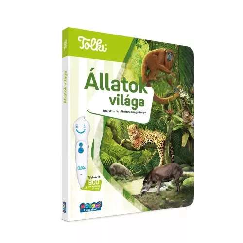 Tolki interaktív hangoskönyv – Állatok világa (toll nélkül)