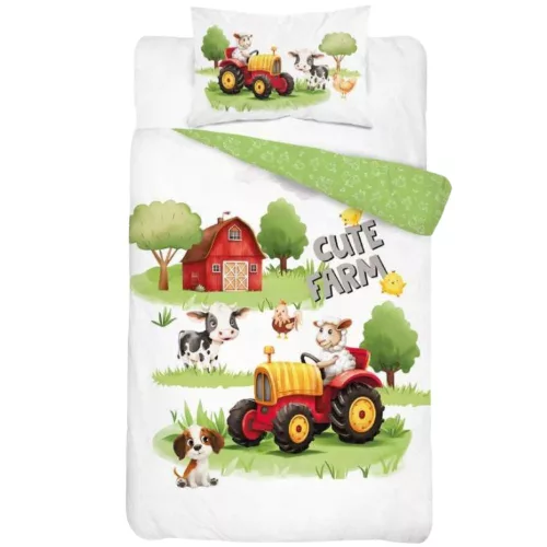 Farmos traktoros ovis ágynemű szett (Cute farm)