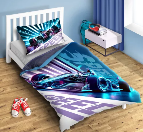 F1 versenyautó ágynemű