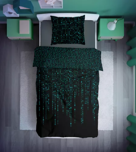 Foszforeszkáló Matrix ágynemű