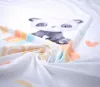 Pandás ovis ágynemű szett szivárvány (kuckó csomag)
