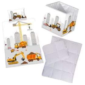 Munkagépes ovis ágynemű szett (box)