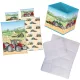 Traktoros flanel ovis ágynemű szett (box)