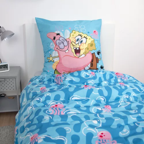 SpongyaBob ágynemű (kék)