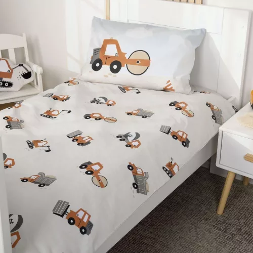 Munkagépes ovis ágynemű (útépítés)