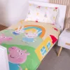 Peppa malac ovis ágynemű (szivárvány)