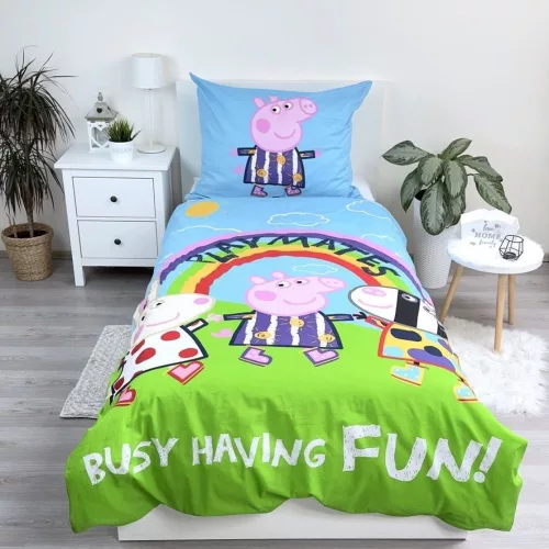 Foszforeszkáló Peppa malac ágynemű (Fun)
