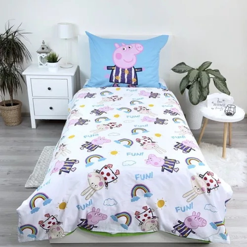 Foszforeszkáló Peppa malac ágynemű (Fun)