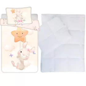 Nyuszis ovis ágynemű szett (csillag)