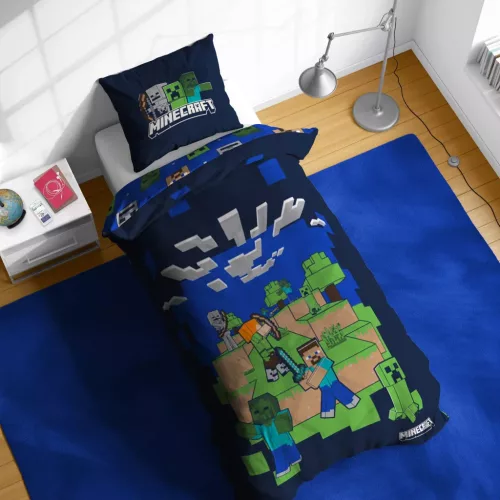 Minecraft ágynemű (kalandvilág)