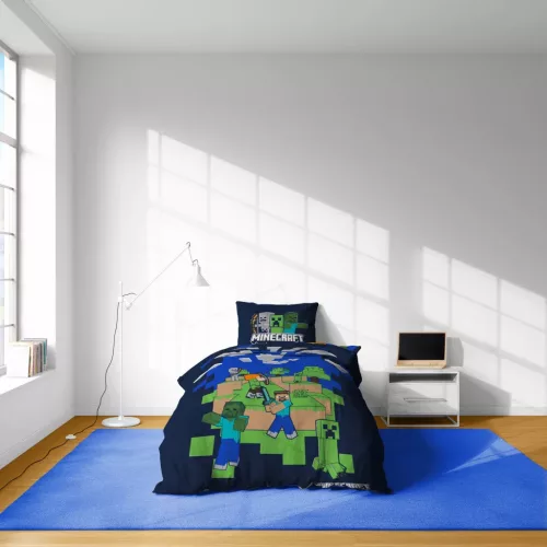 Minecraft ágynemű (kalandvilág)
