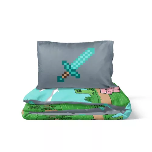 Minecraft ágynemű (Steve)