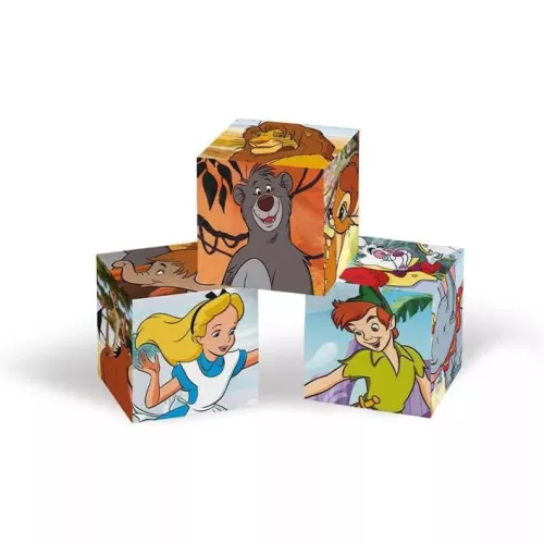 Disney Classics Würfelpuzzle 6 Teile – Lernspiel ab 2 Jahren – Clementoni