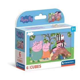   Peppa malac mesekocka 6 db-os puzzle 2 éves kortól – Clementoni fejlesztő játék