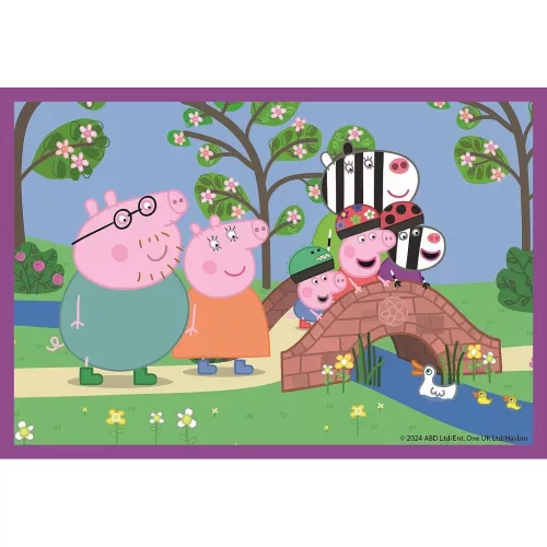 Peppa malac mesekocka 6 db-os puzzle 2 éves kortól – Clementoni fejlesztő játék