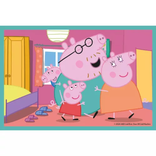 Peppa malac mesekocka 6 db-os puzzle 2 éves kortól – Clementoni fejlesztő játék