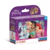 Disney hercegnők mesekocka 6 db-os puzzle 2 éves kortól – Clementoni fejlesztő játék