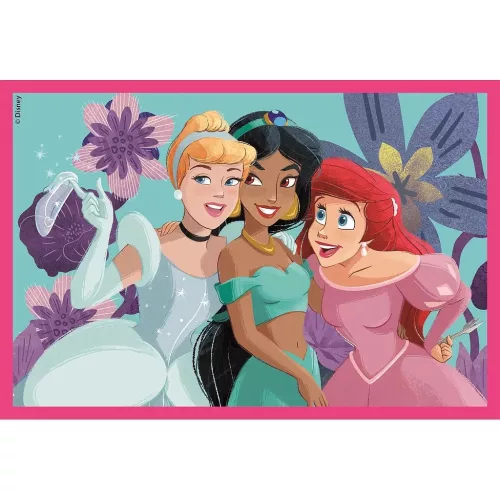 Disney hercegnők mesekocka 6 db-os puzzle 2 éves kortól – Clementoni fejlesztő játék