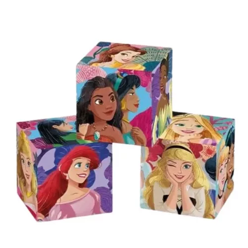 Disney hercegnők mesekocka 6 db-os puzzle 2 éves kortól – Clementoni fejlesztő játék