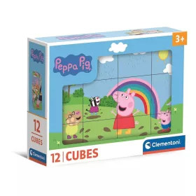   Peppa malac mesekocka 12 db-os puzzle 3 éves kortól – Clementoni fejlesztő játék
