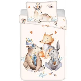 Erdei állatos ovis ágynemű 