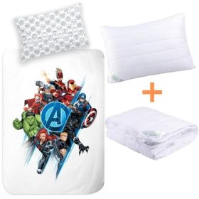 Bosszúállók ágynemű szett (fehér)